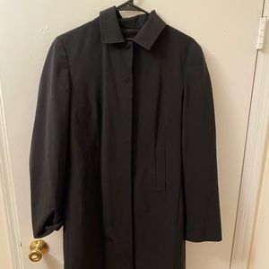 Ellie Tahari black trench coat